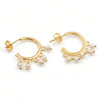 Pearl Hoop Earrings