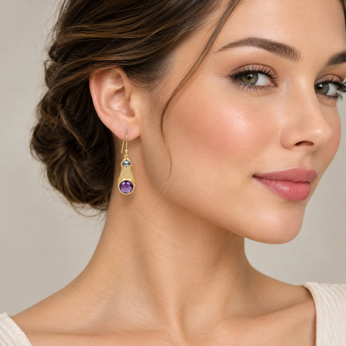 Amethyst and Cubic Zirconia Jewelry