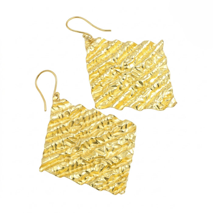 Gold Plated Dangle Earrings