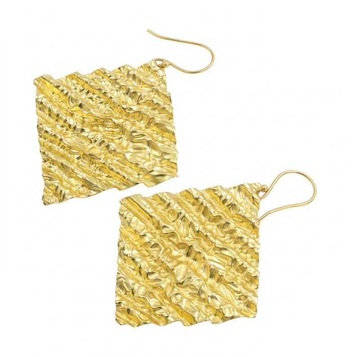 Gold Plated Dangle Earrings