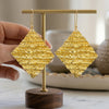 Gold Plated Dangle Earrings