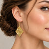 Gold Plated Dangle Earrings