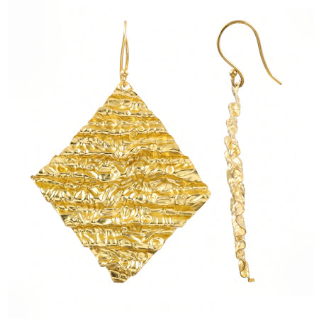 Gold Plated Dangle Earrings