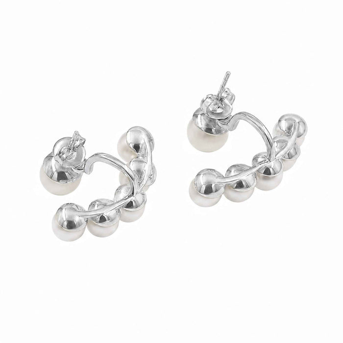 2-in-1 Convertible Pearl Ear Jacket Earrings – 1 Micron 18K Gold & Silver Plated