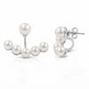 2-in-1 Convertible Pearl Ear Jacket Earrings – 1 Micron 18K Gold & Silver Plated