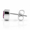 Pink Quartz Ear Cuff Chain Drop Earring Set – 1 Micron 18K Gold & Silver Plated