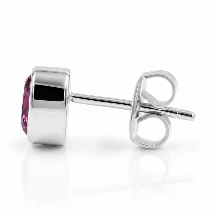Pink Quartz Ear Cuff Chain Drop Earring Set – 1 Micron 18K Gold & Silver Plated