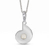 Natural Pearl Nautilus Shell Pendant Necklace – 1 Micron 18K Gold & Silver Plated