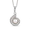 Natural Pearl Nautilus Shell Pendant Necklace – 1 Micron 18K Gold & Silver Plated