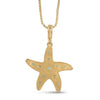 Natural Amazonite Starfish Pendant