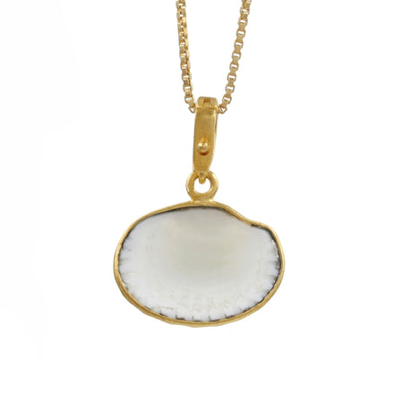 Sippy Shell Pendant Necklace Gold-Plated Women's Jewelry