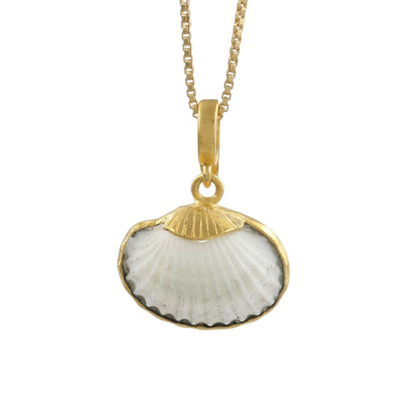 Sippy Shell Pendant Necklace Gold-Plated Women's Jewelry