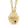 Natural Black Onyx Textured Dragonfly Pendant – Silver Plated Necklace