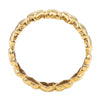 Gold-Plated Puffy Heart Band Ring