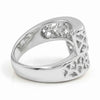 Geometric Cutout Lattice Bypass Ring – Gold & Silver Plated