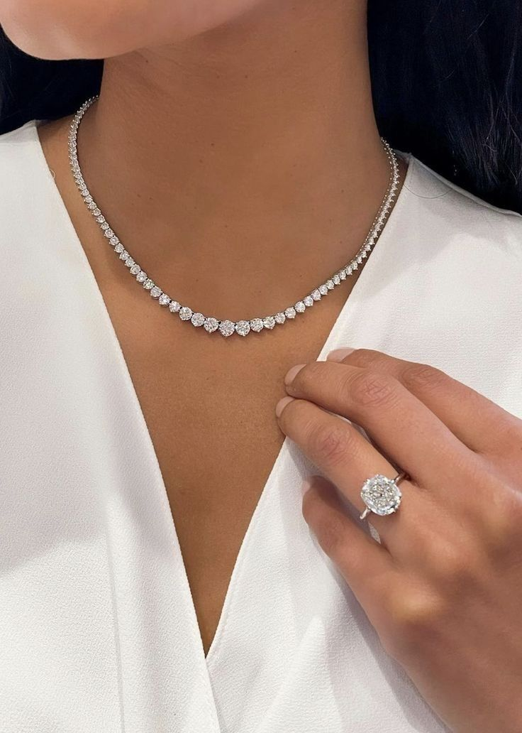 Diamond Line Necklace