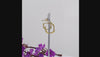 Modern oval hoop earrings in 18K gold plated and silver plated finish for women